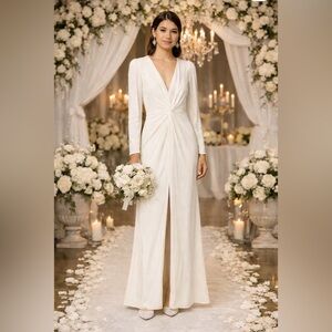 Reformation Gatsby Dress – Ivory / Cream
Size 4 |